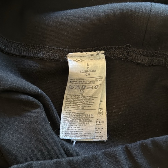 Banana Republic Women’s Black Wide Band stretch Leggings Size Small - Picture 9 of 10